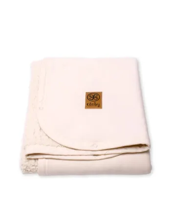 Cloby Teddy Blanket Off White