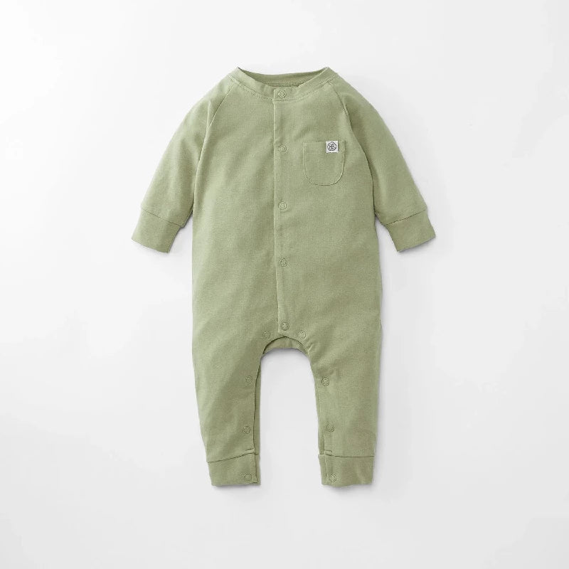Cloby Uv Playsuit Olive Green 62 68