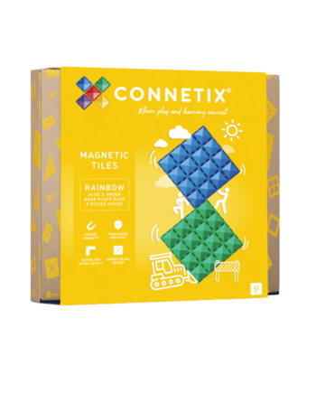 Connetix Base Plate   Stk Grøn Blå