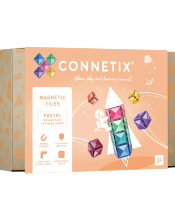 Connetix Pastel Square Pack 40 Dele