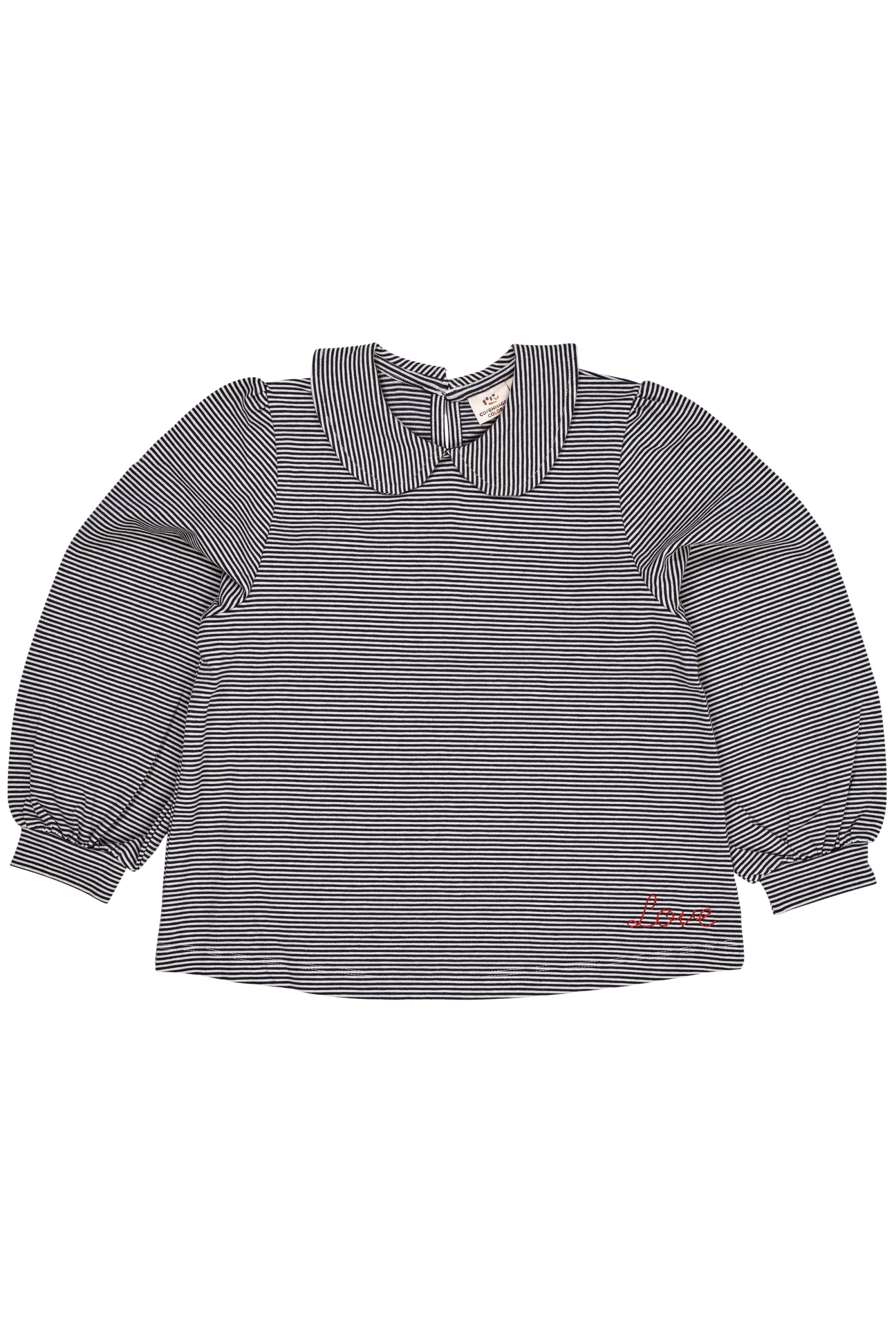 Copenhagen Colors Striped Blouse Navy Cream 80 Cm