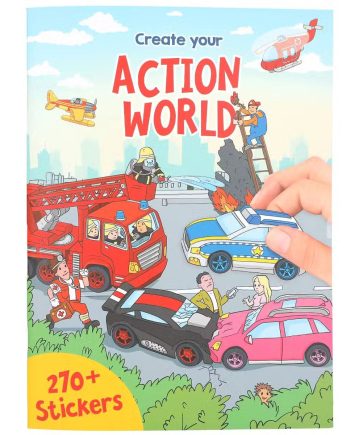 Create Your Klistermærkebog Action World