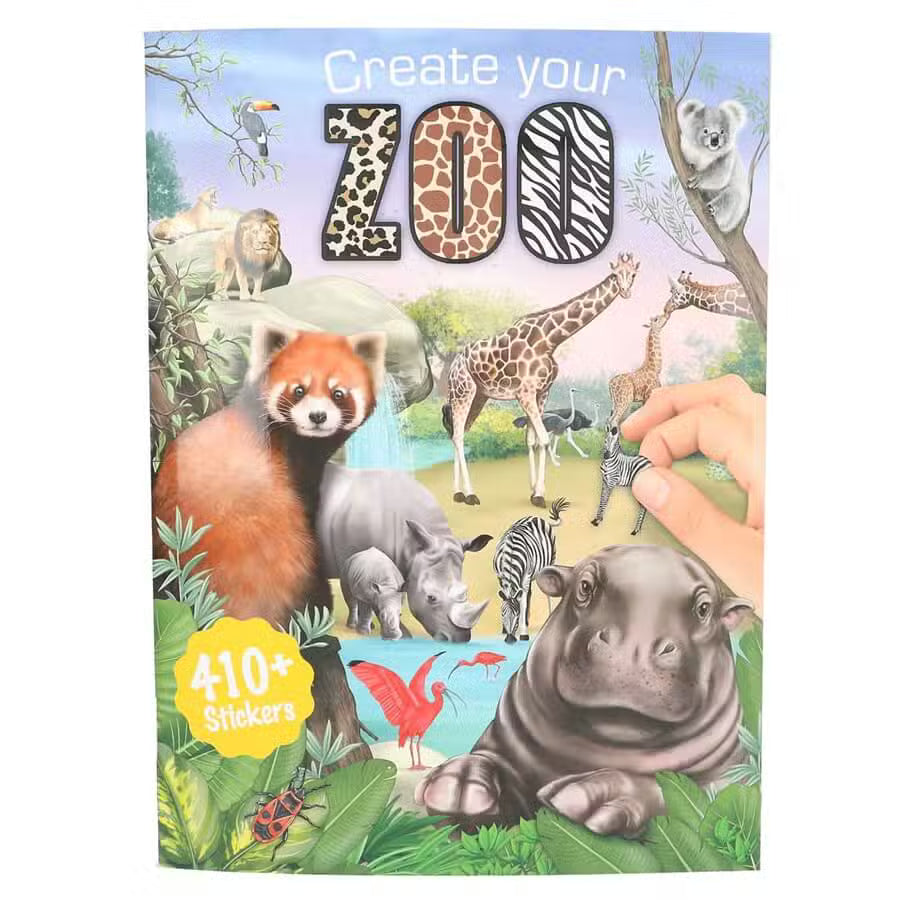 Create Your Zoo Klistermærkebog