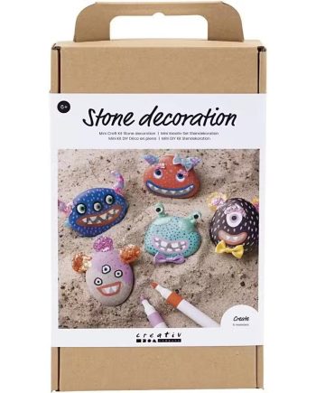 Creative Diy Mal På Sten Monstre