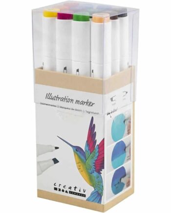 Creative Twin Markers 12 Pak