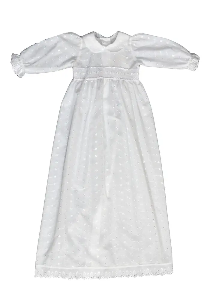 Dåbskjole Broderi Angelise Jocko Hvid