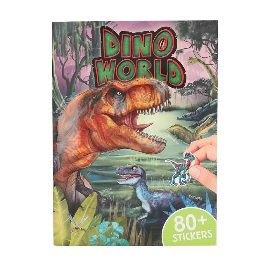 Dino World Klistermærkebog Puffy