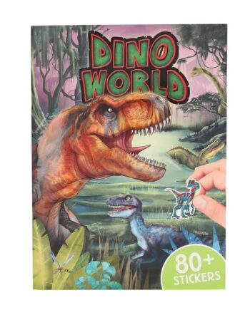 Dino World Klistermærkebog Puffy