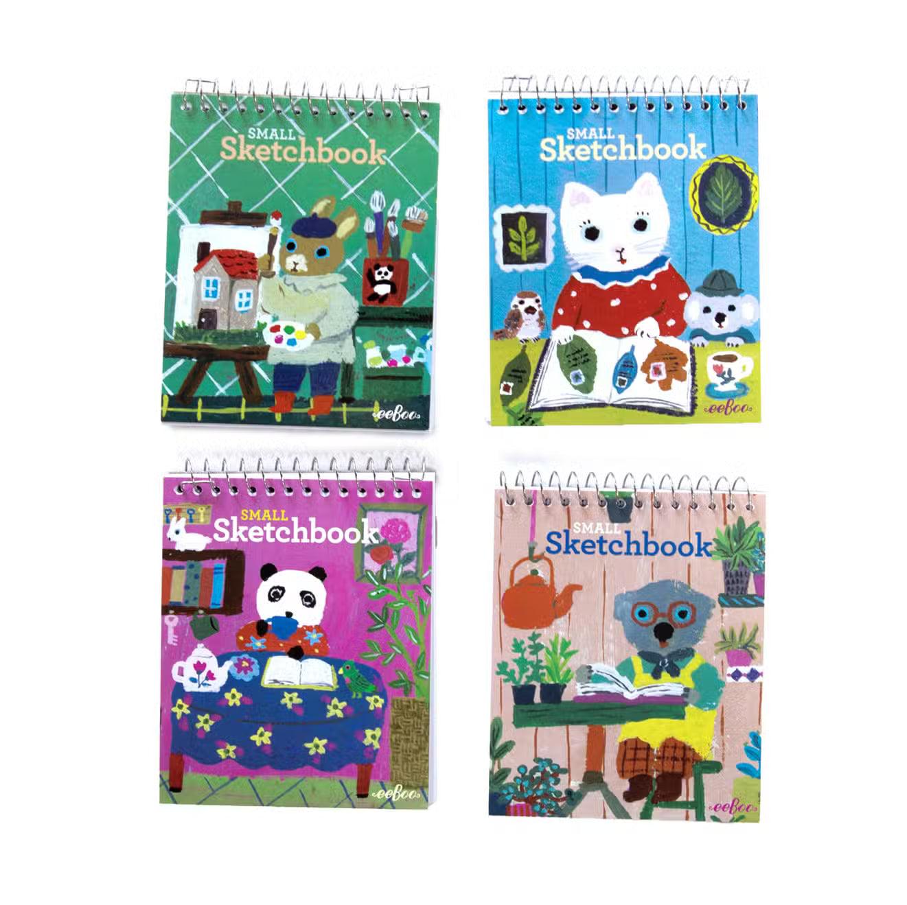 Eeboo Skitseblok Mini Yumi Kitagish Assorteret