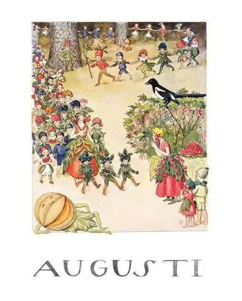 Elsa Beskow Billede August A4
