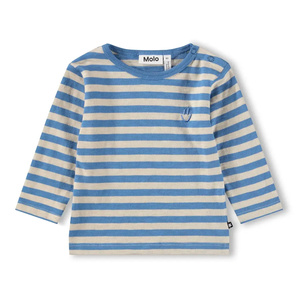 Elvo  -shirt Blue Sand Stripe 68
