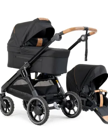 Emmaljunga Sento Max Flat Combi Outdoor Black