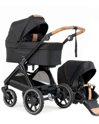 Emmaljunga Sento Pro Flat Combi Outdoor Black
