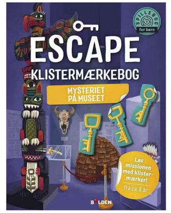 Escape Klistermærkebog Mysteriet På Museet