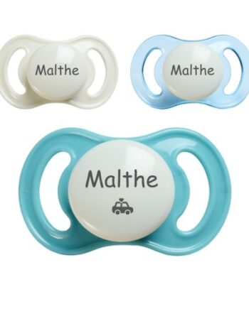 Esska Happy Mini Night  Str      -  Mdr  Symmetrisk Silikone  Sutter Med Navn
