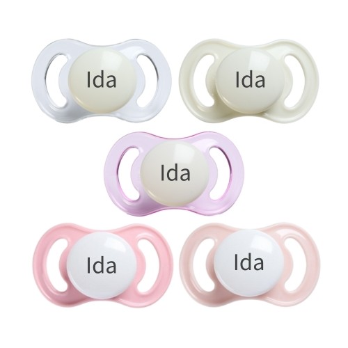 Esska Happy Mini Night  Str      -  Mdr  Symmetrisk Silikone  Sutter Med Navn    -pak