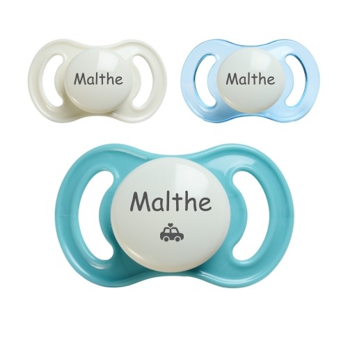 Esska Happy Mini Night  Str      -  Mdr  Symmetrisk Silikone  Sutter Med Navn