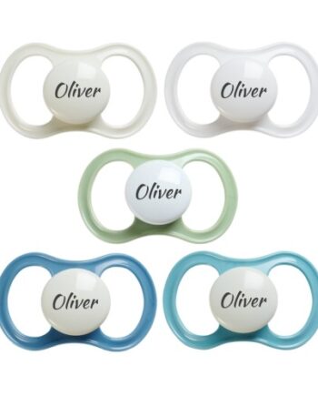 Esska Happy  Str        Mdr  Symmetrisk Silikone  Sutter Med Navn    -pak