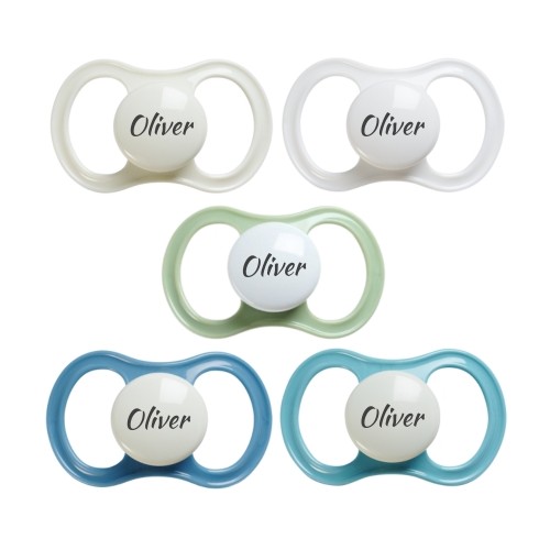 Esska Happy  Str        Mdr  Symmetrisk Silikone  Sutter Med Navn    -pak