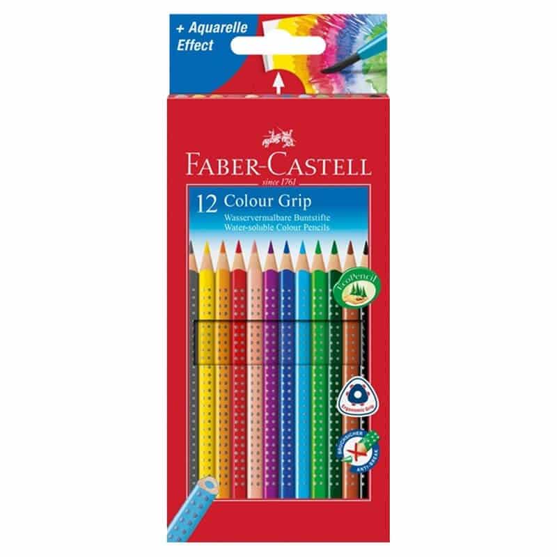 Faber Castell Farveblyanter Akvarel 12 Stk