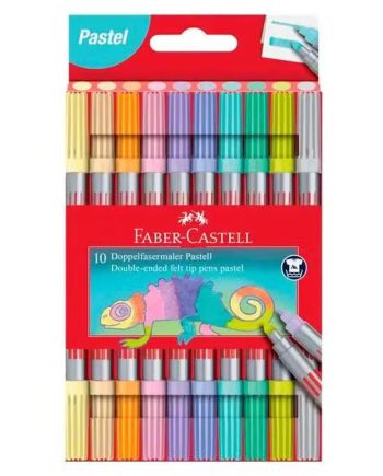 Faber Castell Tusser Dobbelt Pastel 10 Stk