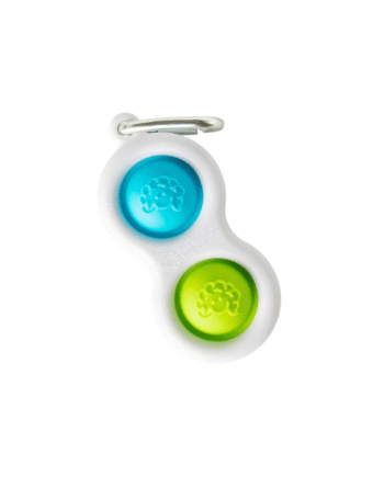 Fidgetnøglering  Simpl Dimpl Fat Brain Toys Blå   Grøn