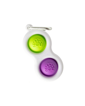Fidgetnøglering  Simpl Dimpl Fat Brain Toys Lilla   Grøn