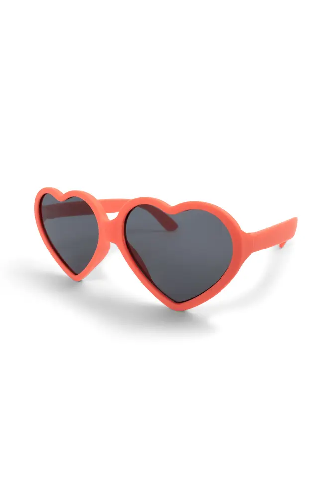 Filibabba Solbriller Hjerte Warm Red