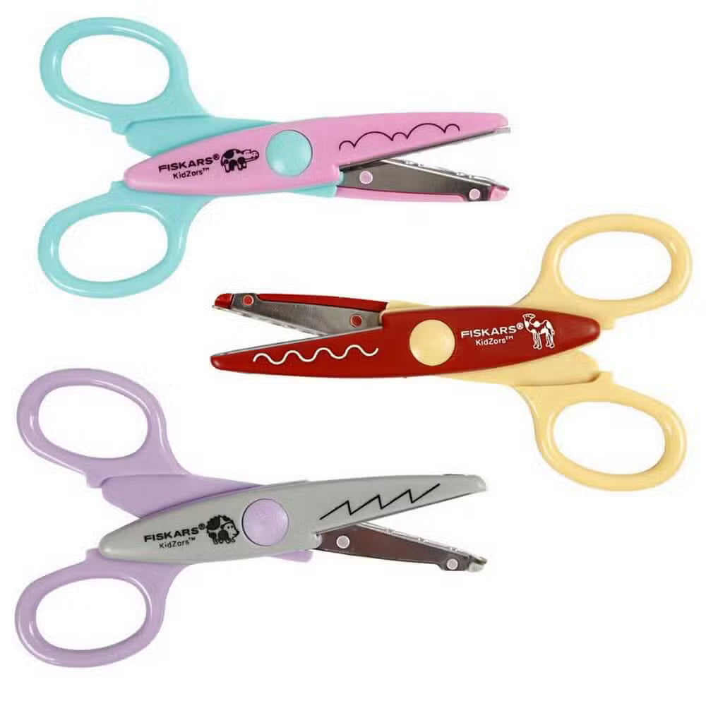 Fiskars Mønstersakse Pastel   Pak