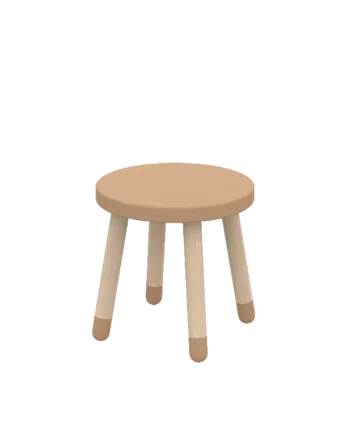 Flexa Dots Taburet ø30x30cm Latte