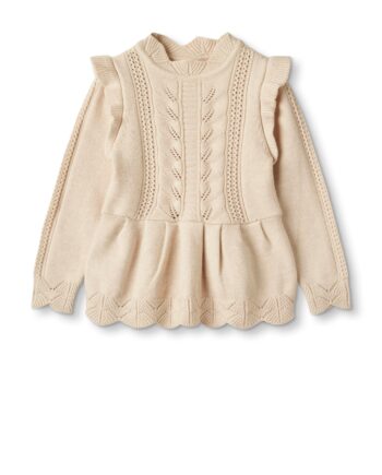 Fliink Alilly Peplum Pullover Sandshell 86 Cm