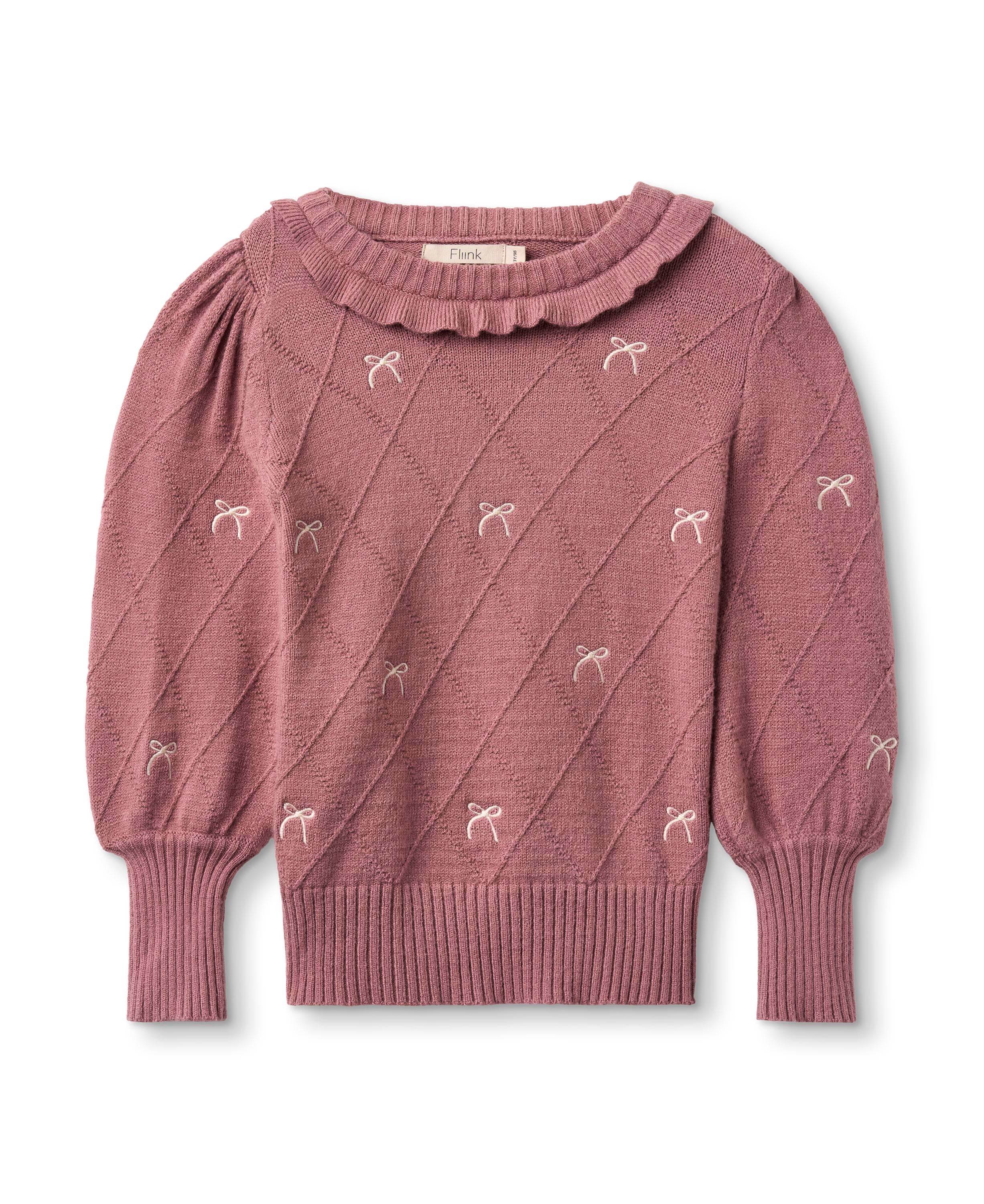 Fliink Alon Bow Blouse Ash Rose 86 Cm