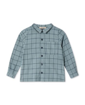 Fliink Cody Check Shirt Slate 86 Cm