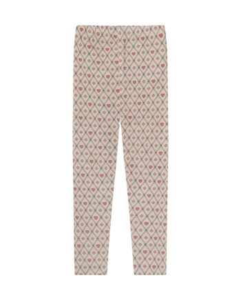 Fliink Kelly Heart Leggings Sandshell 86 Cm