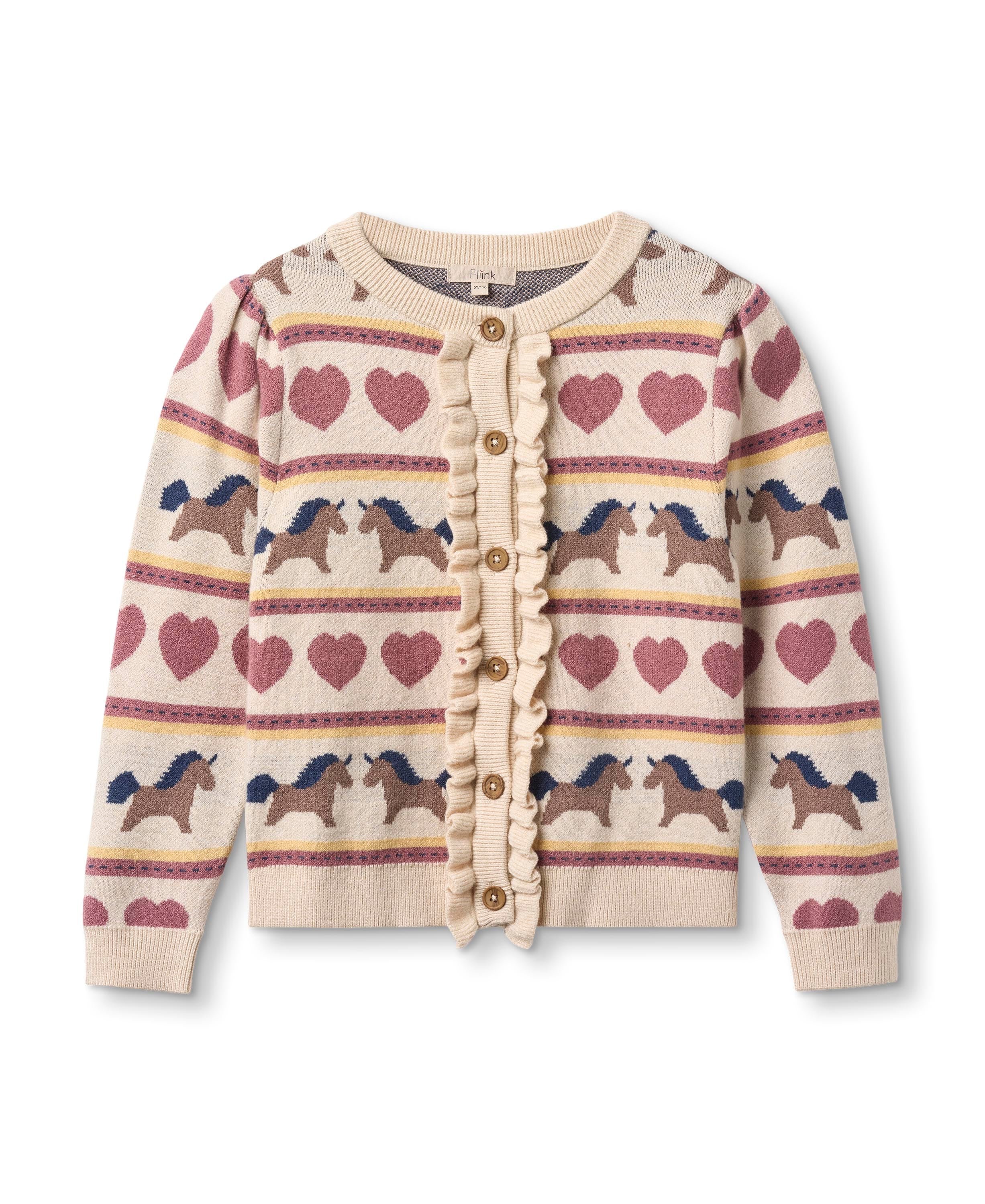 Fliink Kino Ls Multi Cardigan Sandshell 80 Cm