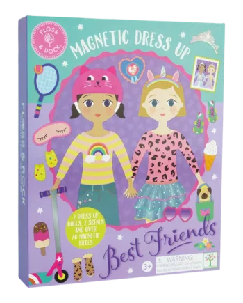 Floss   Rock Magnetisk Påklædnings Figur Best Friends