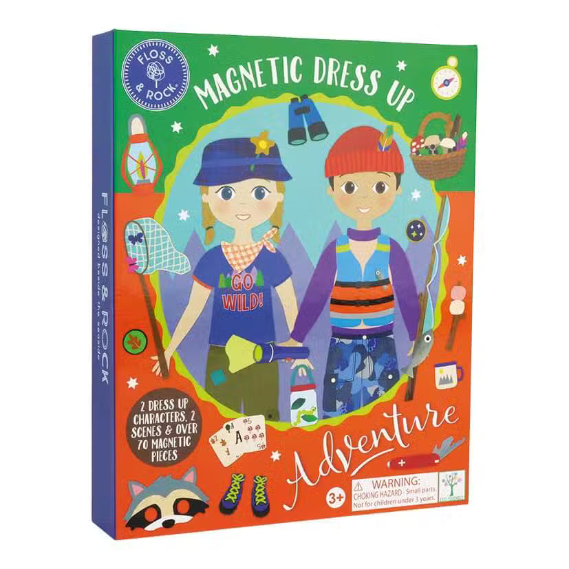 Floss   Rock Magnetisk Påklædningsdukke Adventure