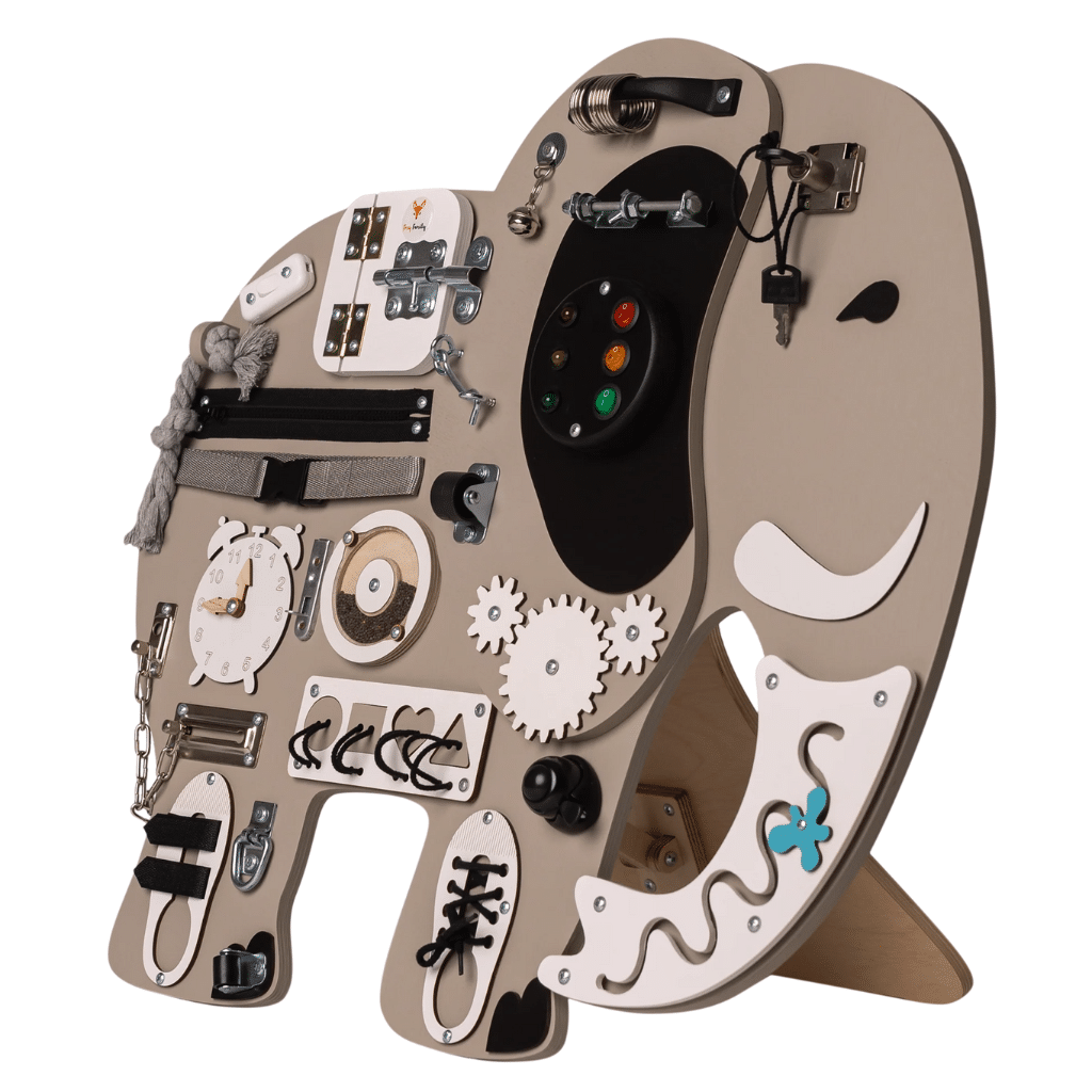 Foxy Family Aktivitetstavle Elefant 71 Cm Med Ben