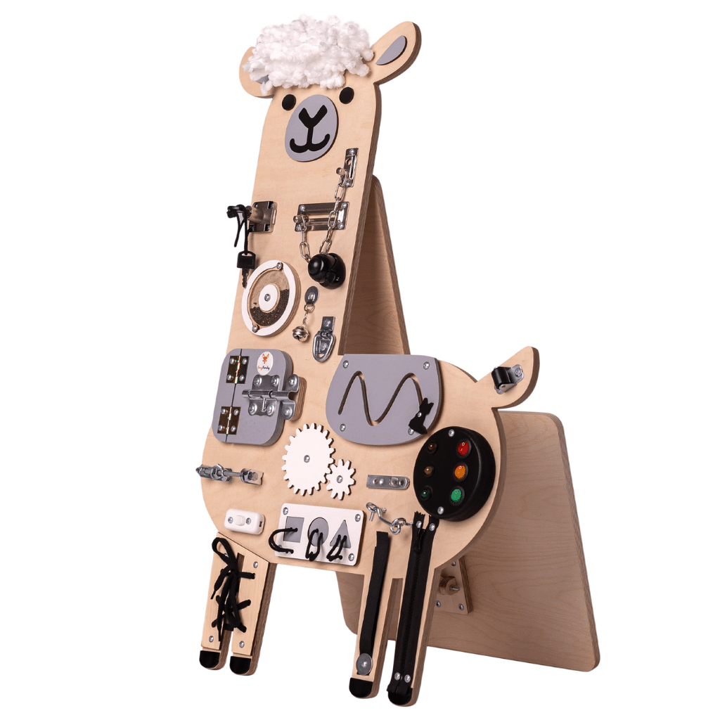 Foxy Family Aktivitetstavle Lama 84 Cm Med Ben