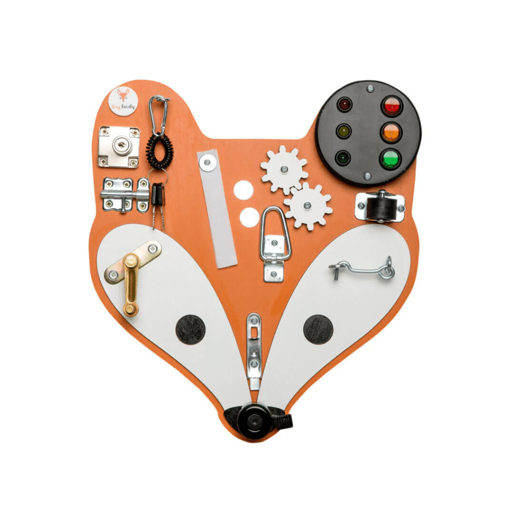 Foxy Family Aktivitetstavle Ræv 36 Cm Orange