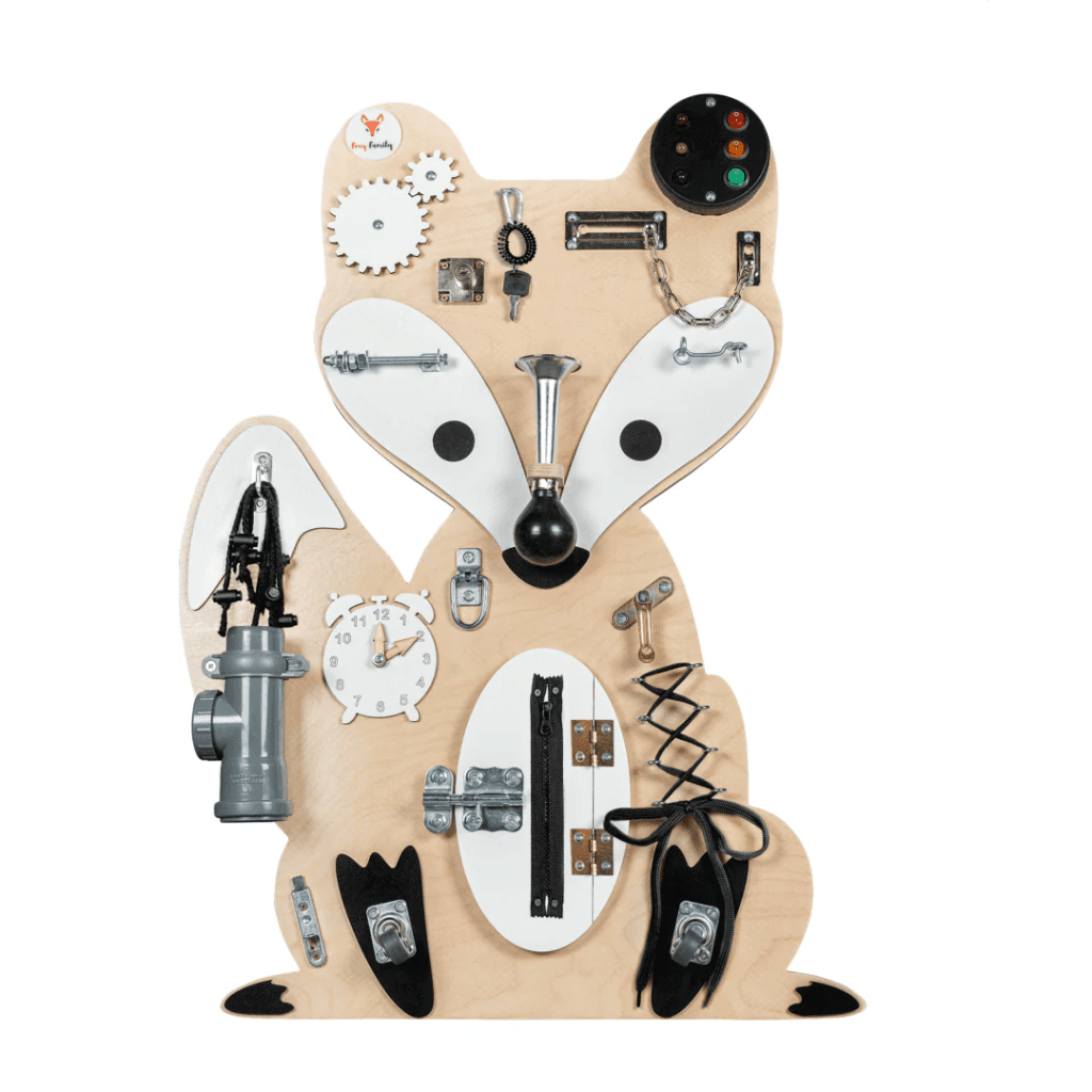 Foxy Family Aktivitetstavle Ræv  Natur 82 Cm Uden Ben
