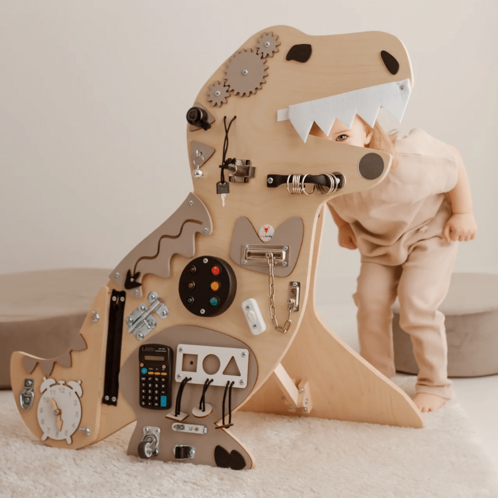 Foxy Family Aktivitetstavle Rex 77 Cm Med Ben