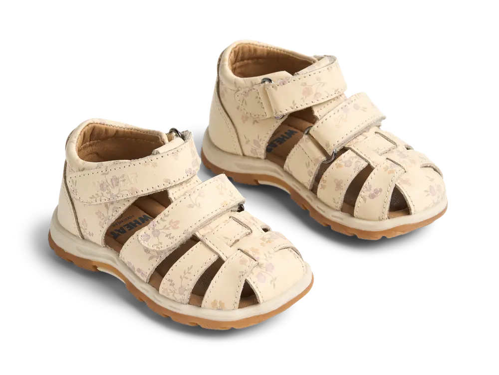 Frei Sandal Barely Apricot Flowers 26
