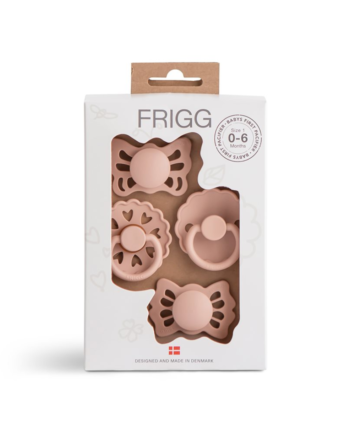 Frigg Babys Første Sutter  -pak Floral Heart Blush