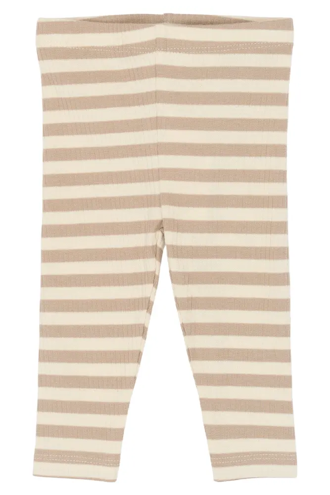 Fro Rib Leggings Humus Striped 74
