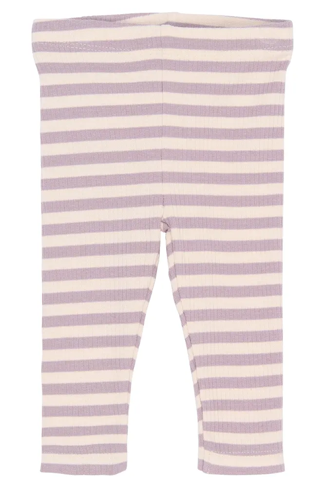 Fro Rib Leggings Sea Fog Striped 68