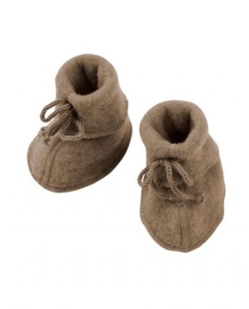 Futter Med Bindebånd   100  Merino Uld Til Baby     : 12 Cm  Light Grey Melange