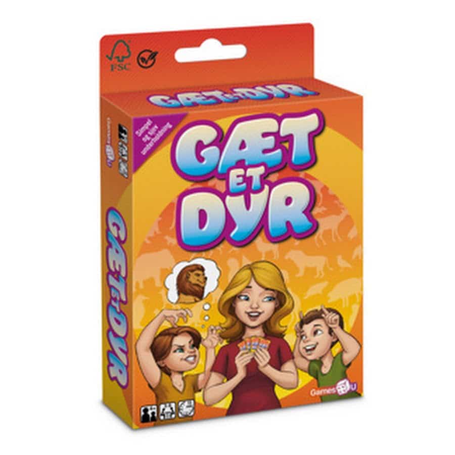 Games4u Kortspil Gæt Et Dyr