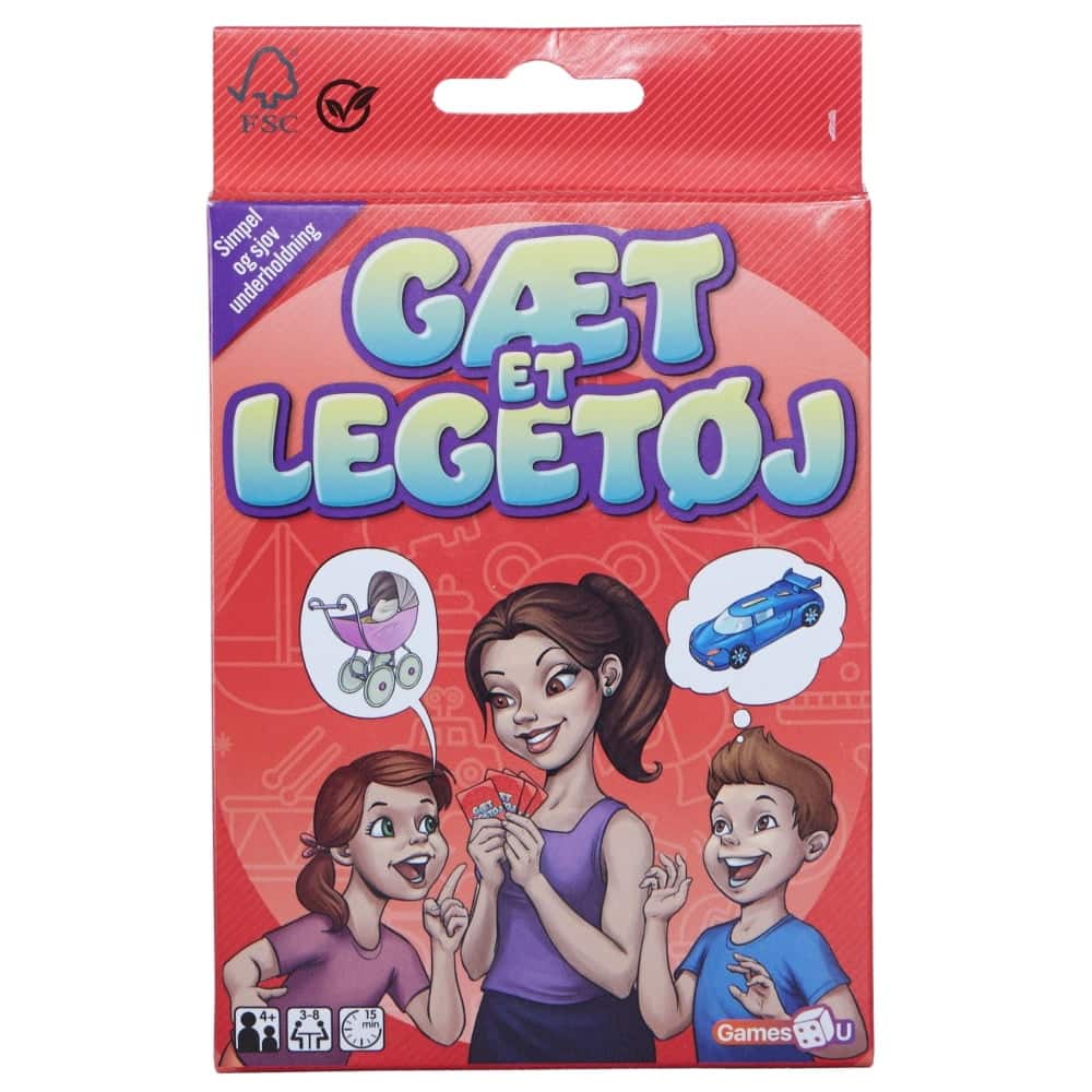Games4u Kortspil Gæt Et Legetøj