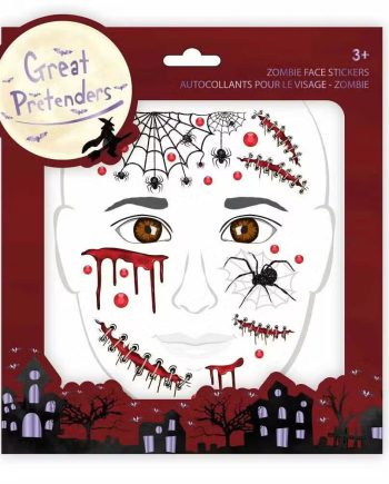 Great Pretenders Ansigts Stickers Zombie